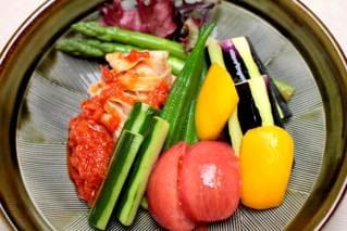 葛打ち仕立ての季節野菜サラダ （季節商品）